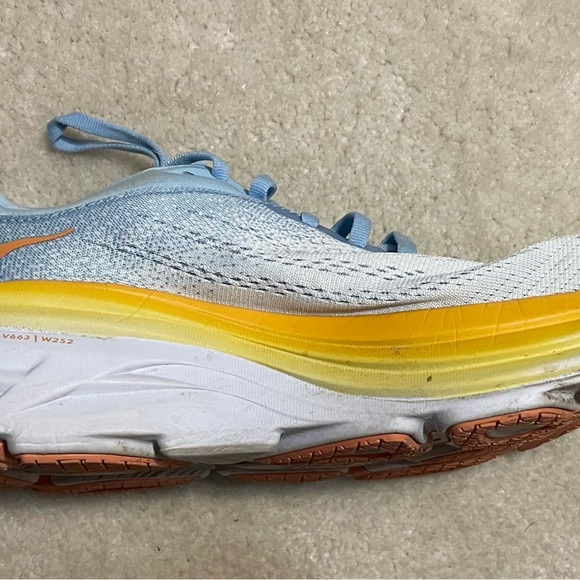 Hoka Bondi 8 size 10 wide Summer Song - Picture 5 of 7